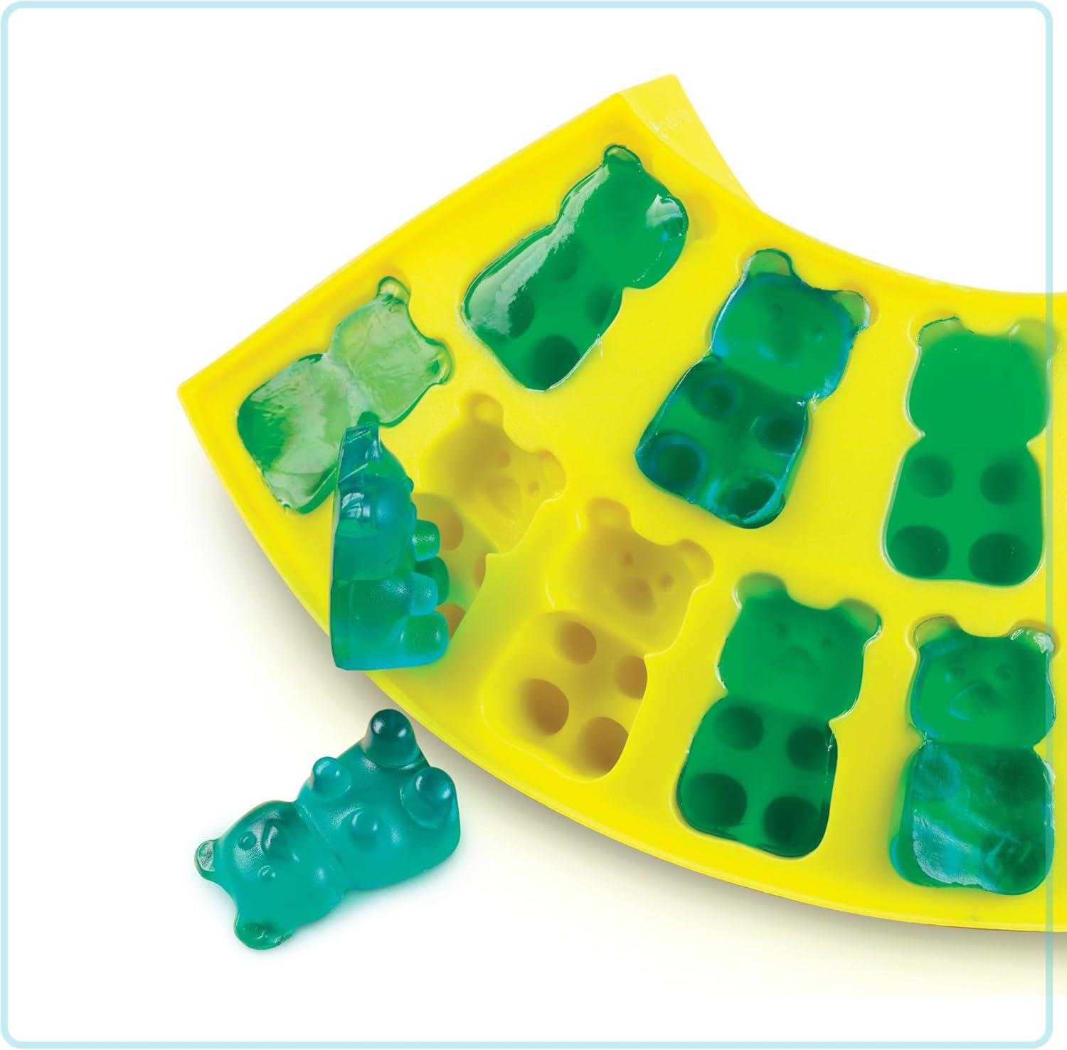 image:imageNostalgia KoolAid Electric Gummy Maker Gummy Candy Machine with 4 Silicone Molds Heated Base amp Melting Pot for Gelatin Mixture RedGummy Maker