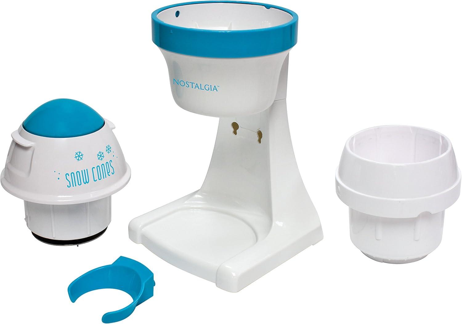 image:imageNostalgia KoolAid Shave Ice amp Snow Cone Maker Includes Reusable Cup and Two Ice Molds Stainless Steel Blades Makes Margaritas Frozen Cocktails Slushies RedBlue