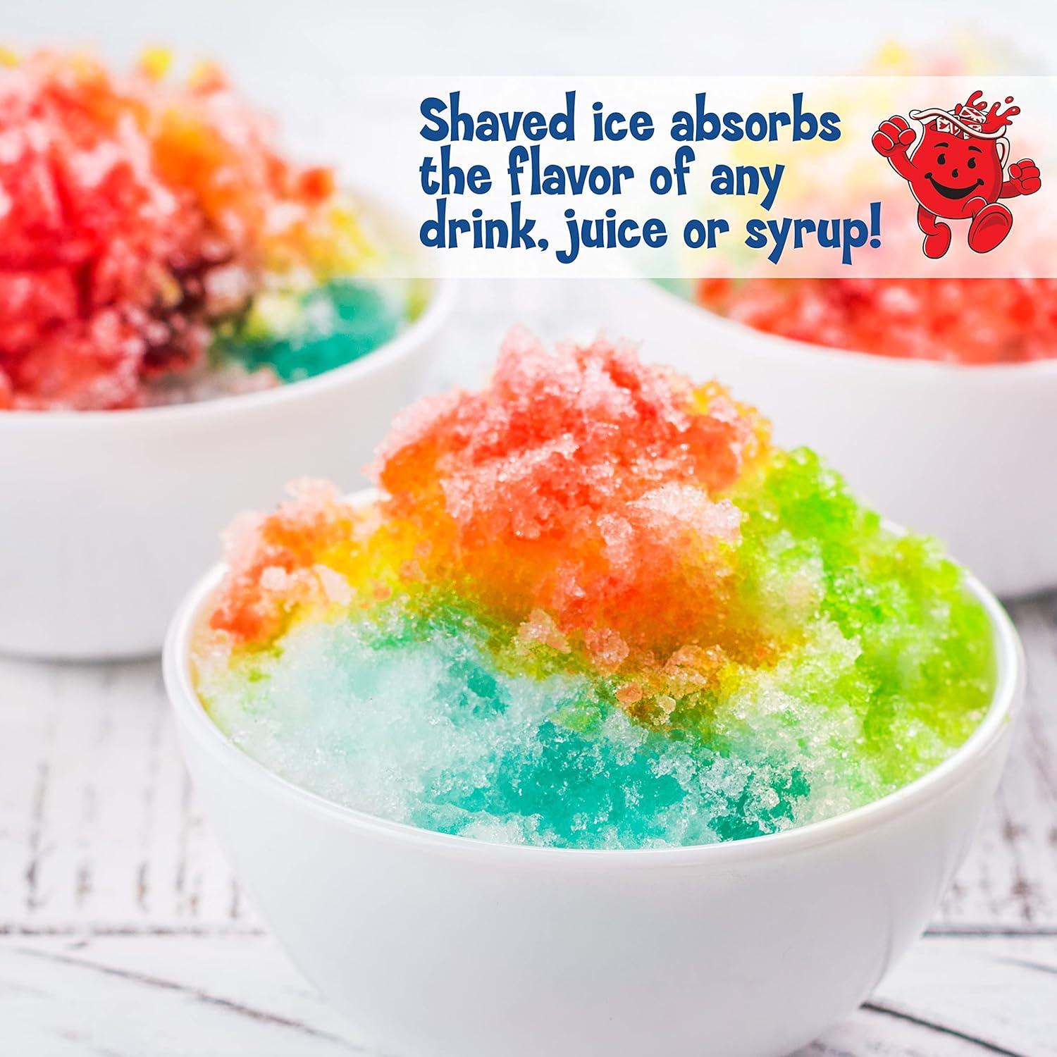 image:imageNostalgia KoolAid Shave Ice amp Snow Cone Maker Includes Reusable Cup and Two Ice Molds Stainless Steel Blades Makes Margaritas Frozen Cocktails Slushies RedKoolAid