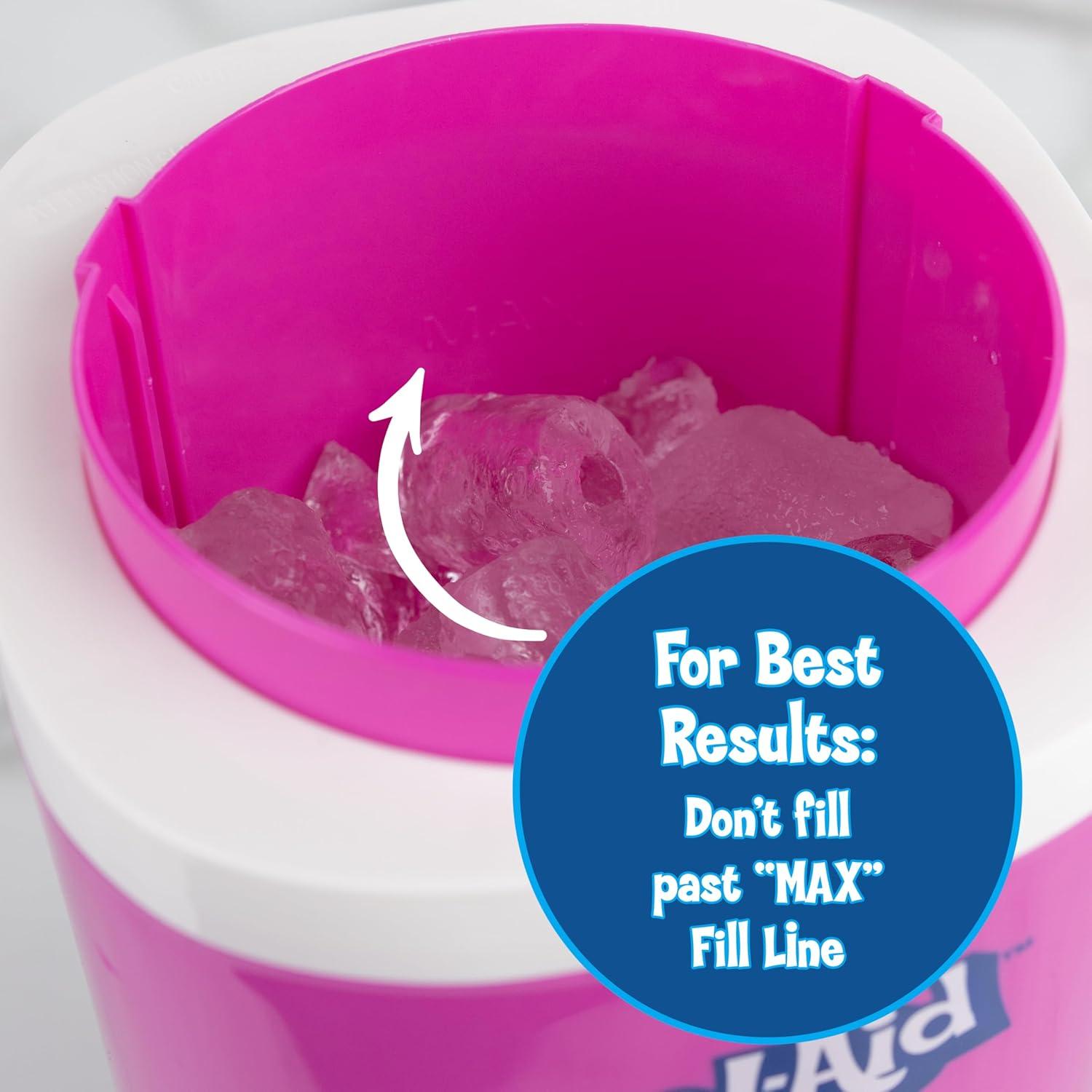 image:imageNostalgia KoolAid Shave Ice amp Snow Cone Maker Includes Reusable Cup and Two Ice Molds Stainless Steel Blades Makes Margaritas Frozen Cocktails Slushies RedSharkleberry