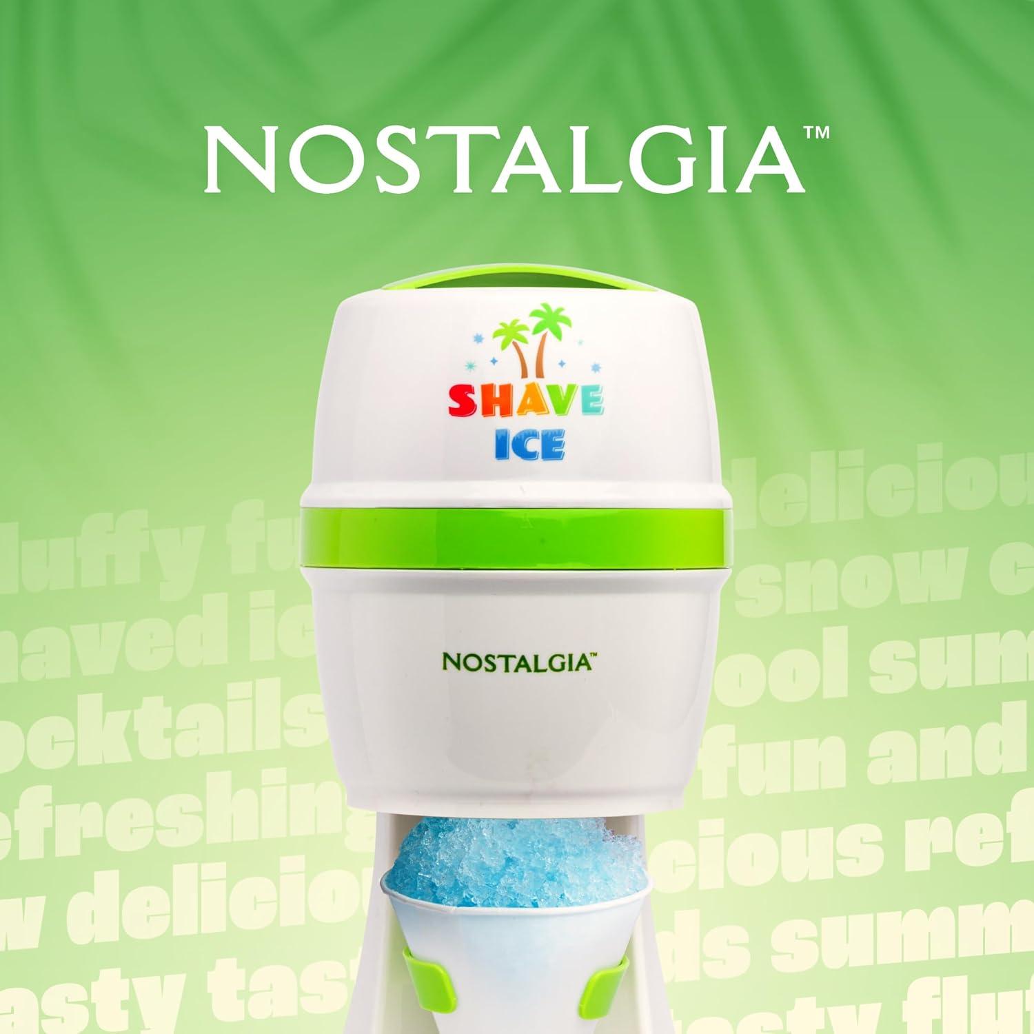 image:imageNostalgia KoolAid Shave Ice amp Snow Cone Maker Includes Reusable Cup and Two Ice Molds Stainless Steel Blades Makes Margaritas Frozen Cocktails Slushies RedHawaiian