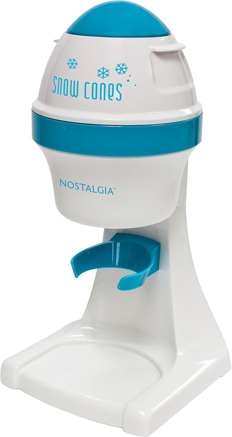 image:imageNostalgia KoolAid Shave Ice amp Snow Cone Maker Includes Reusable Cup and Two Ice Molds Stainless Steel Blades Makes Margaritas Frozen Cocktails Slushies RedBlue