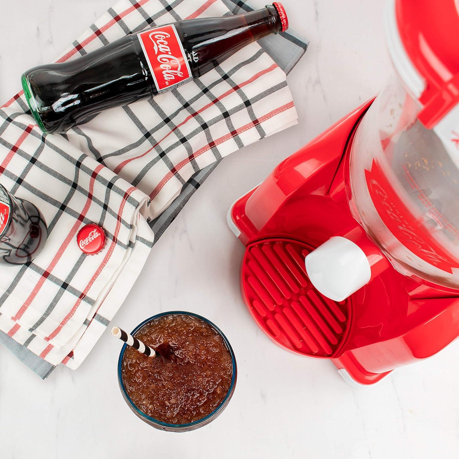 image:imageNostalgia KoolAid Slush N Go Personal Blender for Smoothies Slushies Shakes and Fruit Blends Includes Two 15 Oz Travel Bottles Cup Lid and Reusable Straw Blue32Ounce Frozen Drink Maker Coke