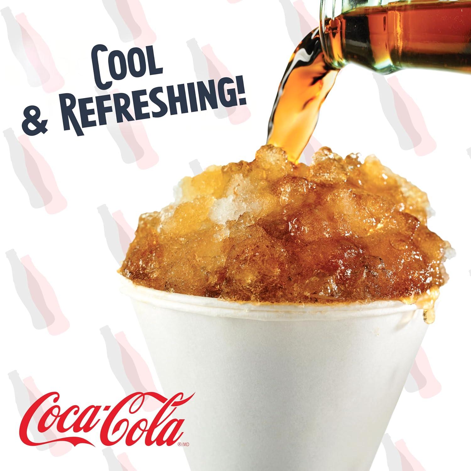 image:imageNostalgia KoolAid Snow Cone Shaved Ice Machine Retro TableTop Slushie Machine Makes 20 Icy Treats Includes 2 Reusable Plastic Cups amp Ice Scoop RedCocaCola
