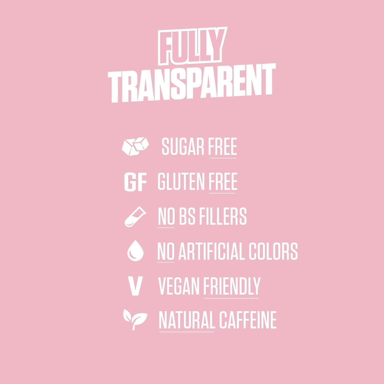 image:imageRYSE Fuel Energy Drink KoolAid Tropical Punch Sugar Free Gluten Free amp Vegan 200mg Natural Caffeine Taurine amp Choline for Focus amp Energy No Artificial Colors 16 fl oz Cans 12PackPink Splash