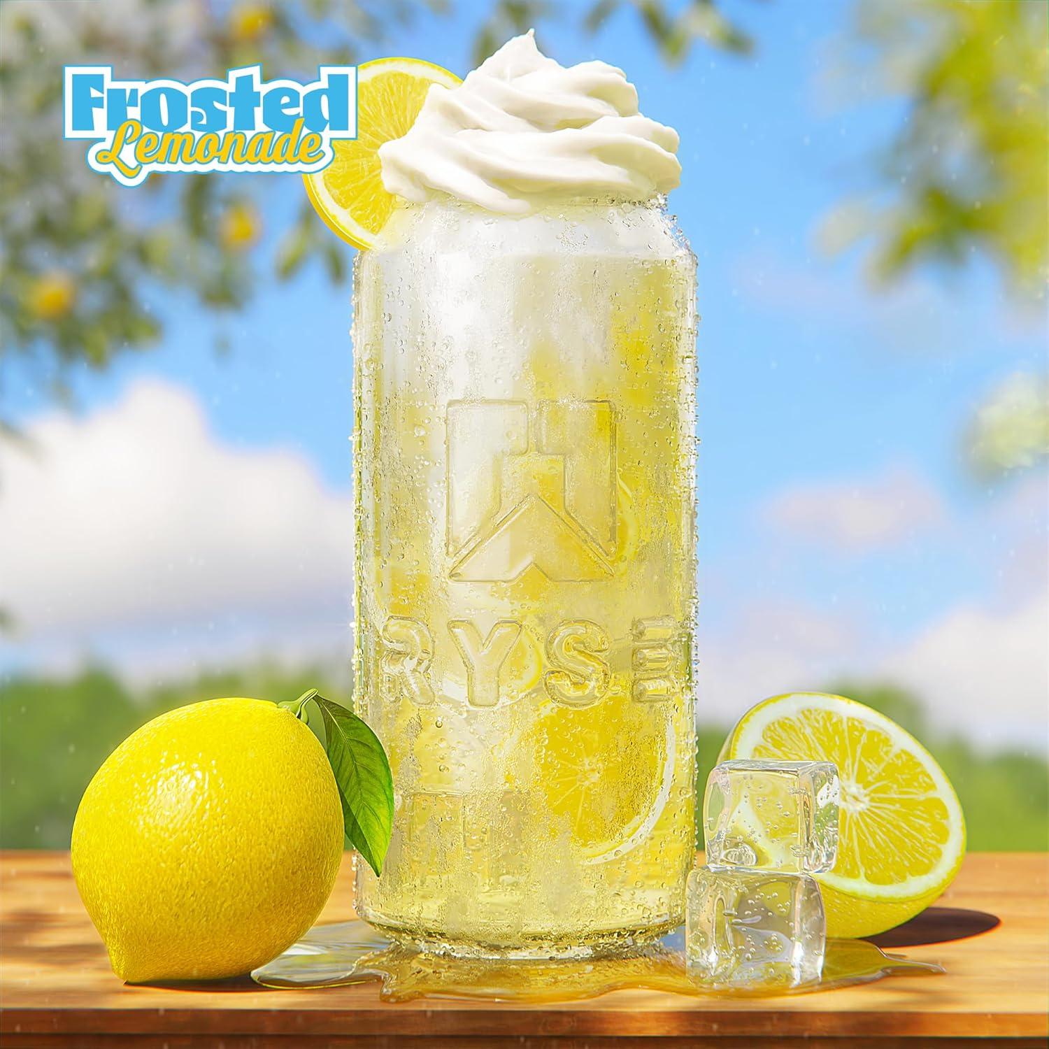 image:imageRYSE Fuel Energy Drink KoolAid Tropical Punch Sugar Free Gluten Free amp Vegan 200mg Natural Caffeine Taurine amp Choline for Focus amp Energy No Artificial Colors 16 fl oz Cans 12PackFrosted Lemonade