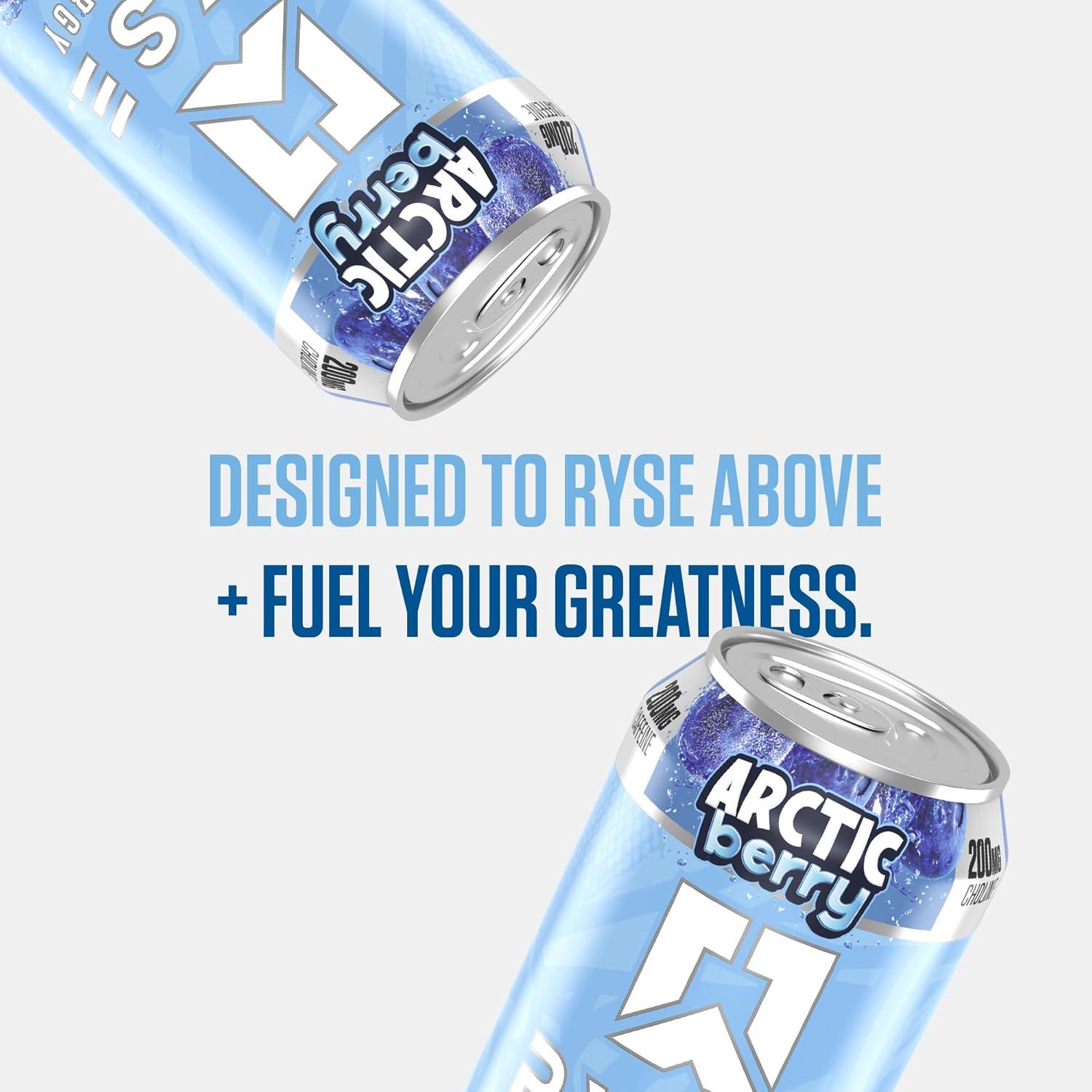 image:imageRYSE Fuel Energy Drink KoolAid Tropical Punch Sugar Free Gluten Free amp Vegan 200mg Natural Caffeine Taurine amp Choline for Focus amp Energy No Artificial Colors 16 fl oz Cans 12PackArctic Berry