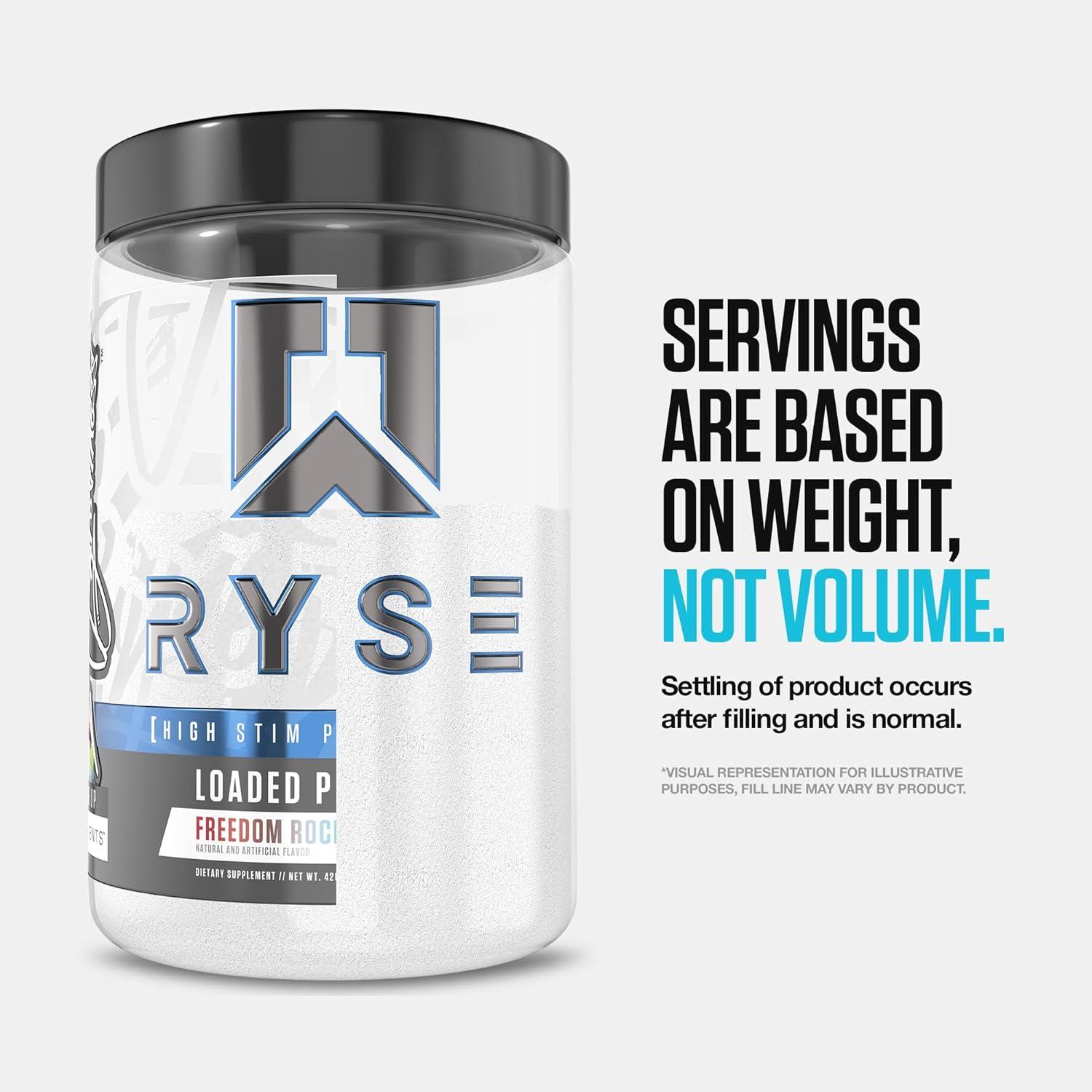 image:imageRyse Loaded Pre Workout Powder KoolAid Tropical Punch Daily PreWorkout for Men amp Women with 300mg Caffeine Beta Alanine and Citrulline for Pump Focus and Energy 30 ServingsCountry Time Blueberry Lemonade
