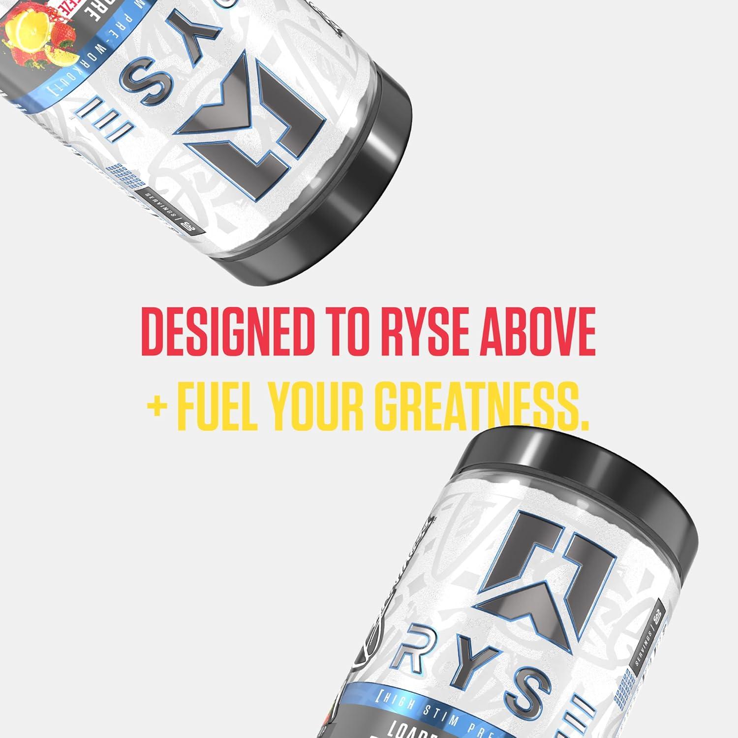 image:imageRyse Loaded Pre Workout Powder KoolAid Tropical Punch Daily PreWorkout for Men amp Women with 300mg Caffeine Beta Alanine and Citrulline for Pump Focus and Energy 30 ServingsStrawberry Squeeze