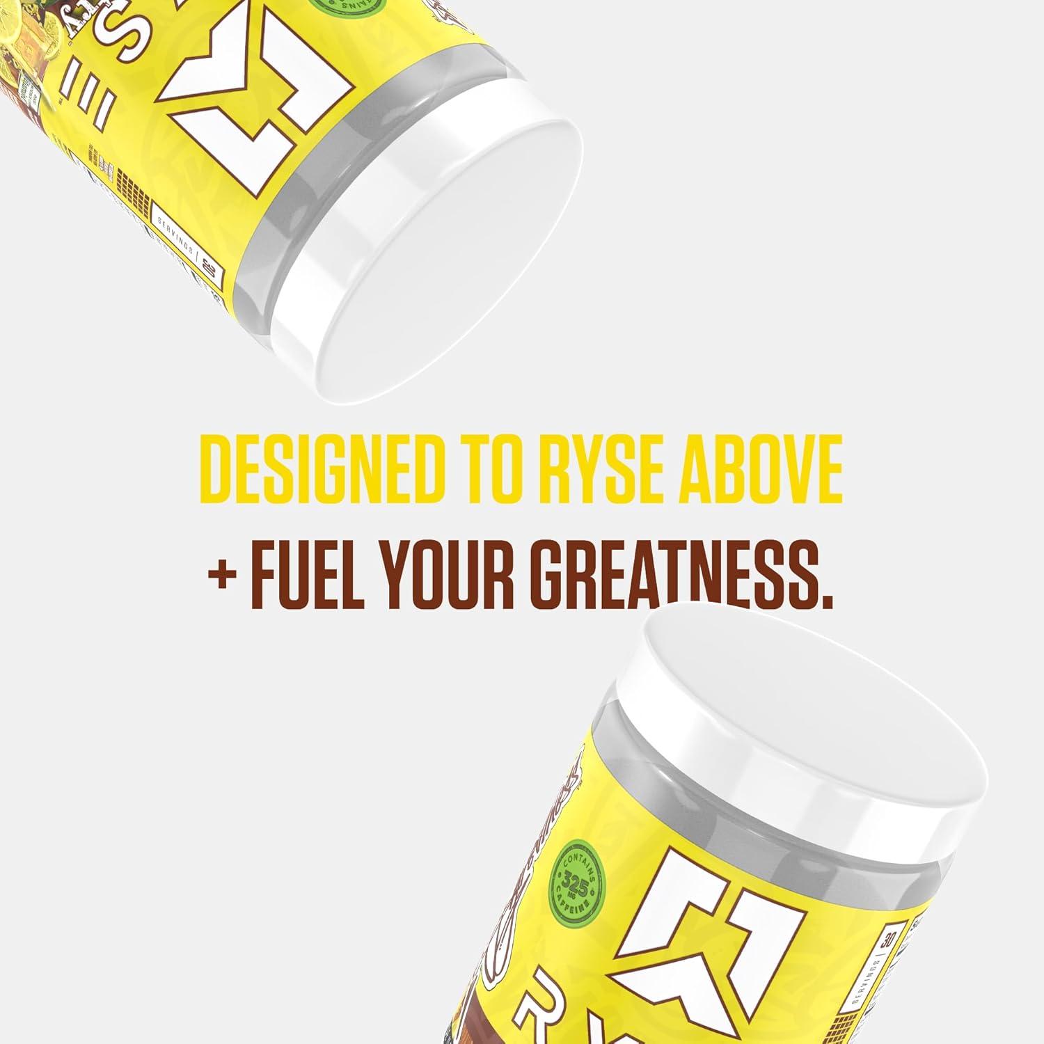 image:imageRyse Loaded Pre Workout Powder KoolAid Tropical Punch Daily PreWorkout for Men amp Women with 300mg Caffeine Beta Alanine and Citrulline for Pump Focus and Energy 30 ServingsCountry Time Lemonade