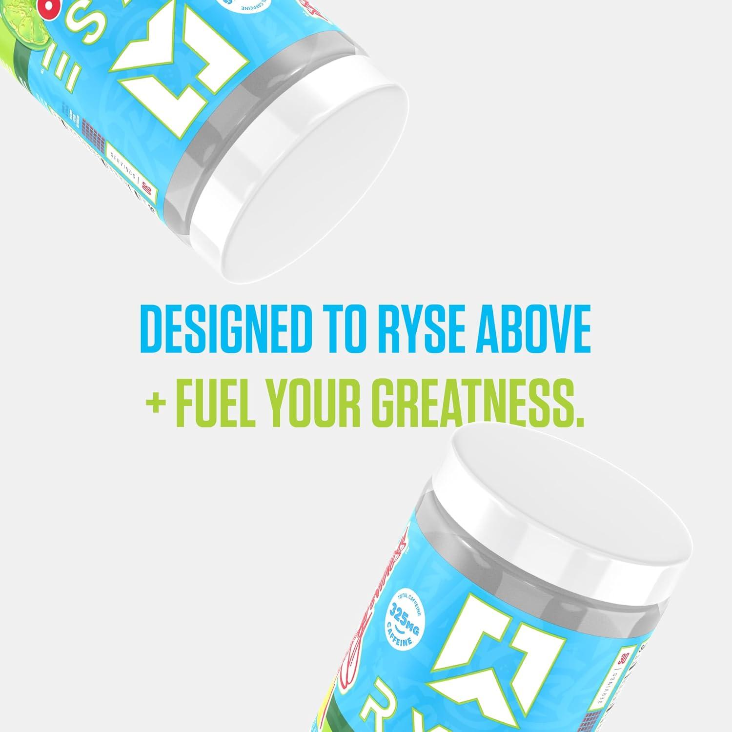 image:imageRyse Loaded Pre Workout Powder KoolAid Tropical Punch Daily PreWorkout for Men amp Women with 300mg Caffeine Beta Alanine and Citrulline for Pump Focus and Energy 30 ServingsJellO Lemon Lime