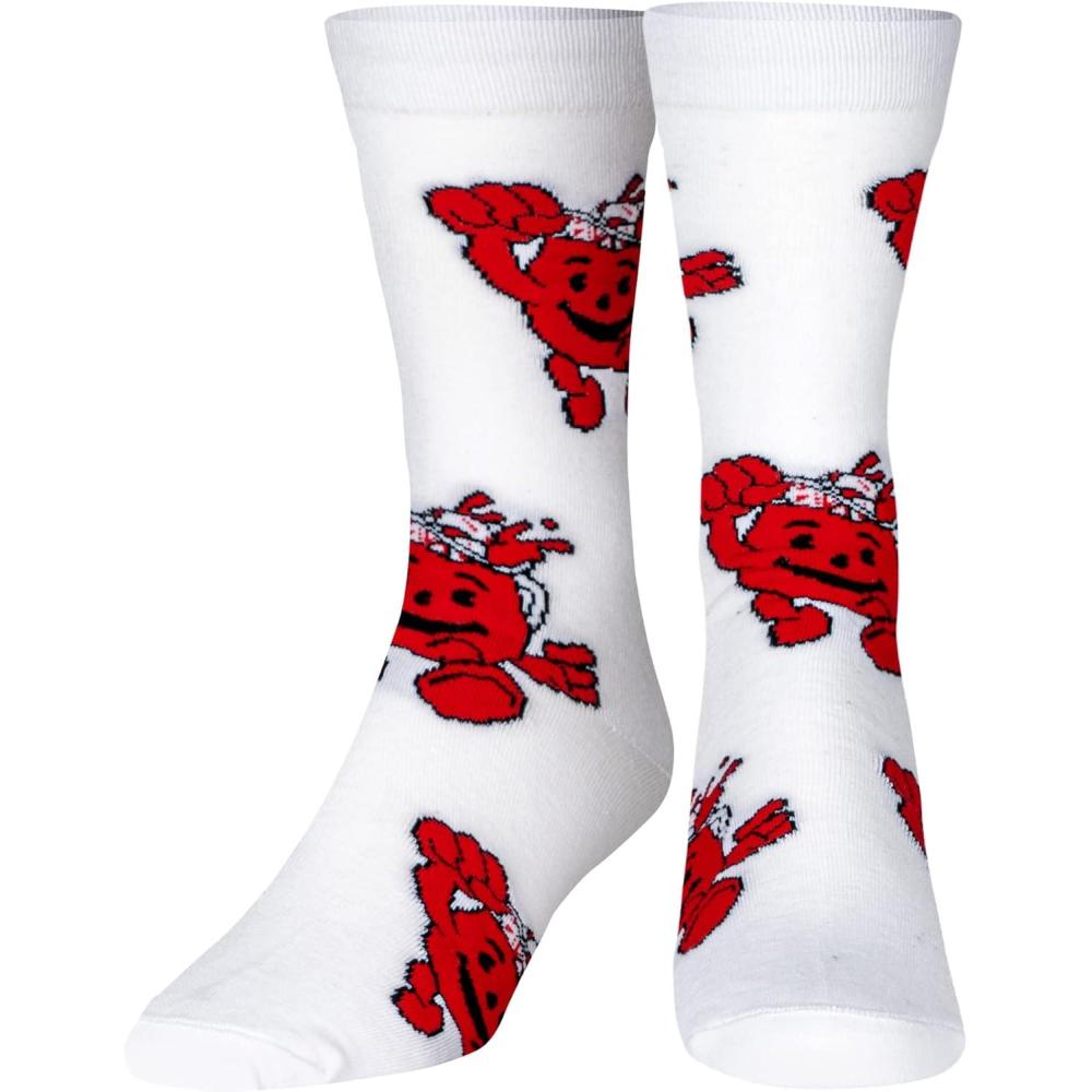 image:imageCrazy Socks Kool Aid Man Fun Print Novelty Crew Socks for Men