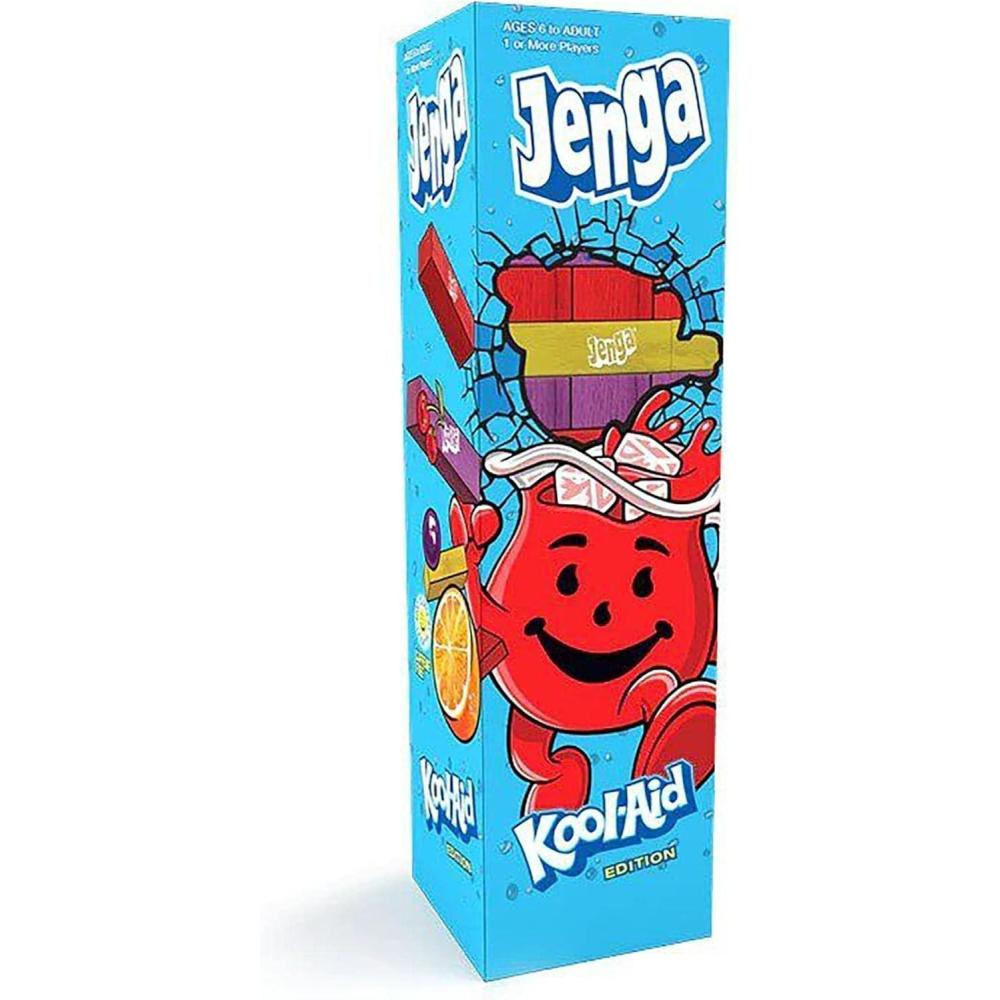 image:imageJenga KoolAid Collectible Jenga Game Build the Jenga Tower Before the KoolAid Man Knocks It Over Colorful Jenga Blocks OfficiallyLicensed KoolAid Game amp Merchandise