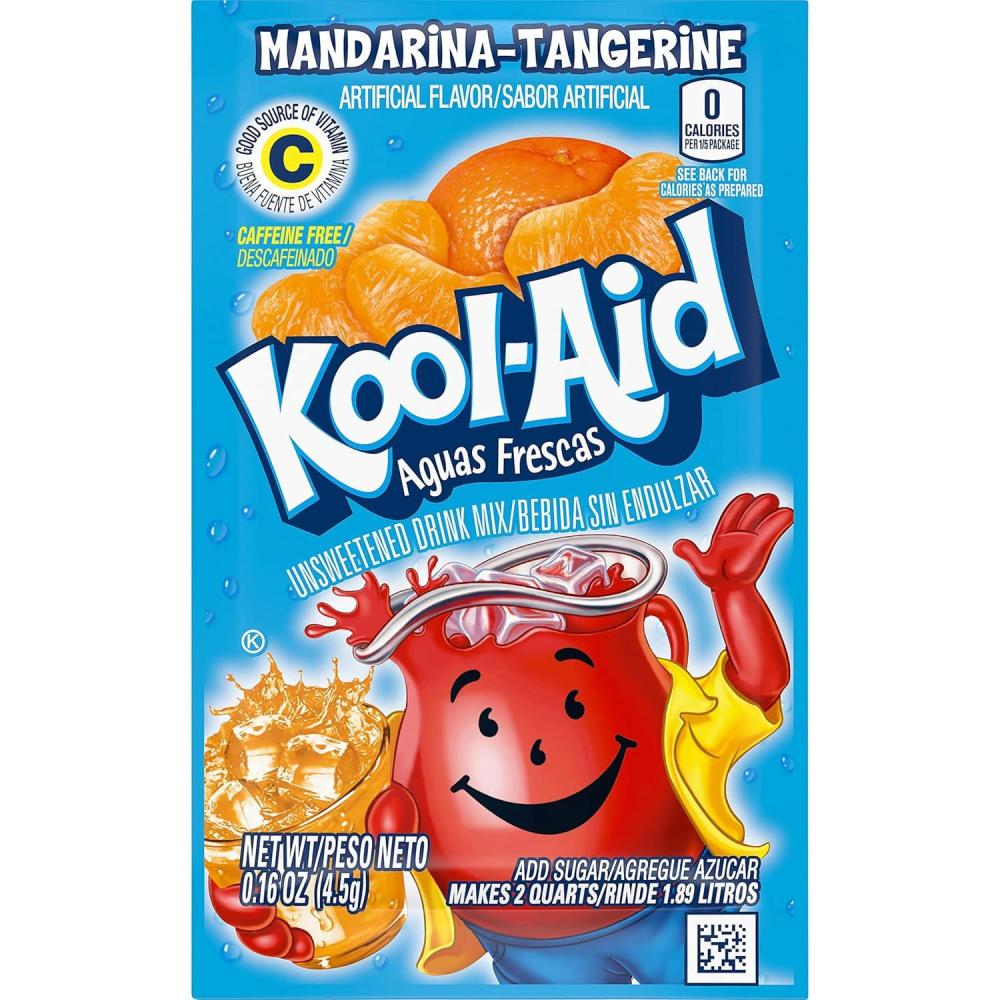 image:imageKoolAid Orange Unsweetened Soft Drink Mix 015Ounce Packets Pack of 96MandarinaTangerine