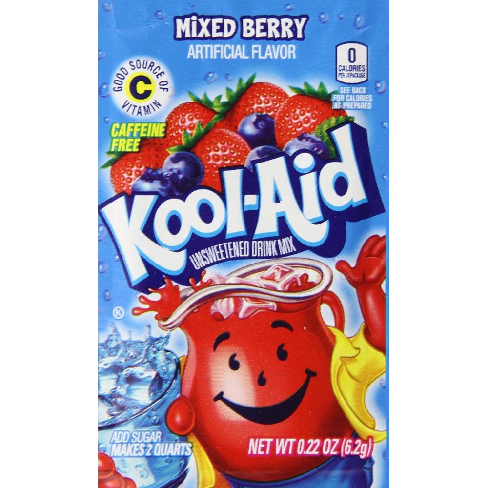 image:imageKoolAid Orange Unsweetened Soft Drink Mix 015Ounce Packets Pack of 96Mixed Berry