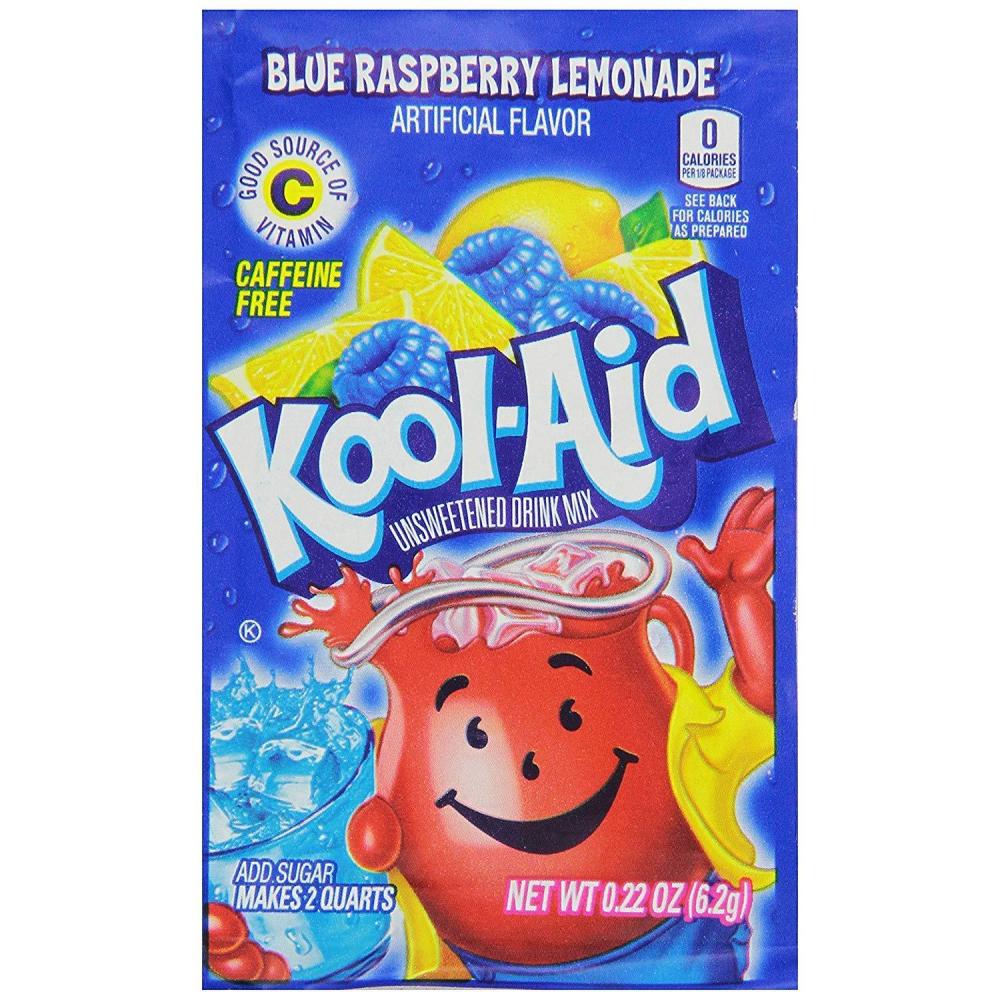 image:imageKoolAid SugarSweetened Cherry Artificially Flavored Powdered Soft Drink Mix 63 oz Pack of 6Blue Raspberry Lemonade