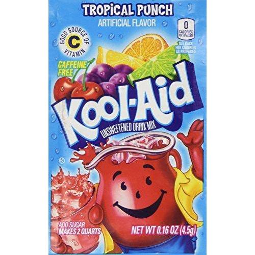 image:imageKoolAid SugarSweetened Cherry Artificially Flavored Powdered Soft Drink Mix 63 oz Pack of 6Tropical Punch