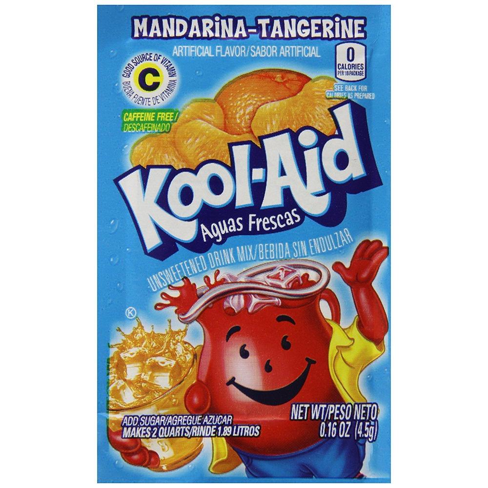 image:imageKoolAid Unsweetened Caffeine Free Aguas Frescas Pina Pineapple Zero Calories Powdered Drink Mix 192 Count Pitcher PacketsAguas Frescas Mandarina Tangerine