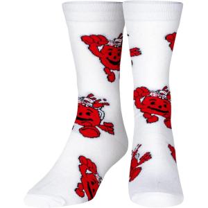 Crazy Socks Kool Aid Man Fun Print Novelty Crew Socks for Men