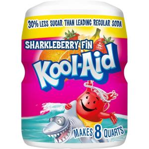 Kool-Aid Caffeine Free Cherry Sweetened Powdered Drink Mix 12 Count 19 oz Canisters(Strawberry Orange Punch)