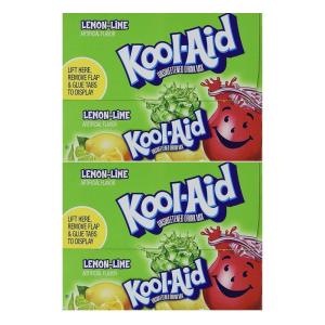 Kool-Aid Orange Unsweetened Soft Drink Mix, 0.15-Ounce Packets (Pack of 96)(Lemon-Lime)