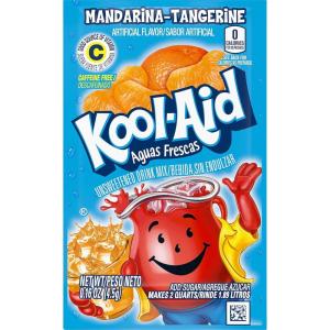 Kool-Aid Orange Unsweetened Soft Drink Mix, 0.15-Ounce Packets (Pack of 96)(Mandarina-Tangerine)