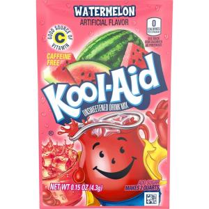 Kool-Aid Orange Unsweetened Soft Drink Mix, 0.15-Ounce Packets (Pack of 96)(Watermelon)