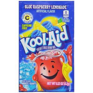 Kool-Aid Sugar-Sweetened Cherry Artificially Flavored Powdered Soft Drink Mix, 63 oz (Pack of 6)(Blue Raspberry Lemonade)