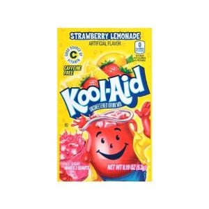 Kool-Aid Sugar-Sweetened Cherry Artificially Flavored Powdered Soft Drink Mix, 63 oz (Pack of 6)(strawberry)