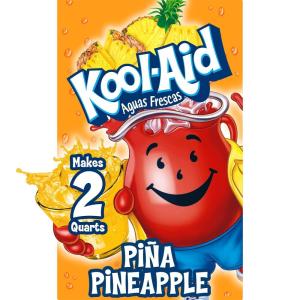 Kool-Aid Unsweetened Caffeine Free Aguas Frescas Pina Pineapple Zero Calories Powdered Drink Mix 192 Count Pitcher Packets(Aguas Frescas Pina Pineapple)