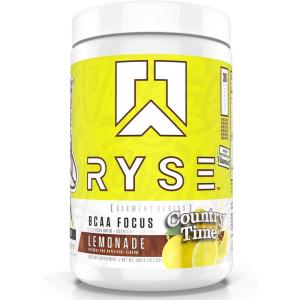 RYSE BCAA Focus Powder – Kool-Aid Tropical Punch – BCAA Supplement with Electrolytes, Natural Caffeine & Cognizin Supports for Hydration, Recovery, Energy, and Focus for Men & Women – 30 Servings(Country Time Lemonade)