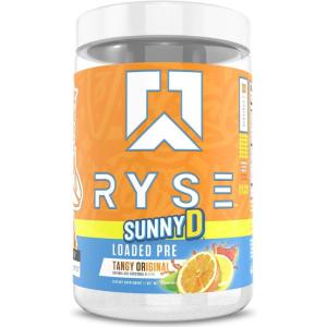Ryse Loaded Pre Workout Powder – Kool-Aid Tropical Punch – Daily Pre-Workout for Men & Women with 300mg Caffeine, Beta Alanine, and Citrulline for Pump, Focus, and Energy – 30 Servings(SunnyD Tangy Original)