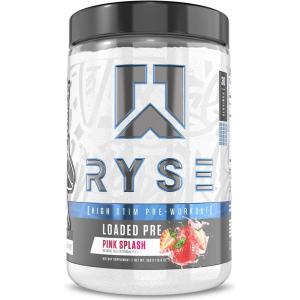 Ryse Loaded Pre Workout Powder – Kool-Aid Tropical Punch – Daily Pre-Workout for Men & Women with 300mg Caffeine, Beta Alanine, and Citrulline for Pump, Focus, and Energy – 30 Servings(Pink Splash)
