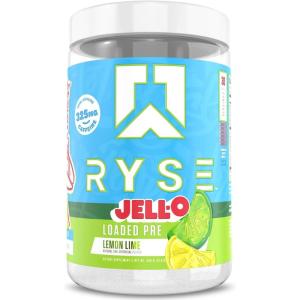 Ryse Loaded Pre Workout Powder – Kool-Aid Tropical Punch – Daily Pre-Workout for Men & Women with 300mg Caffeine, Beta Alanine, and Citrulline for Pump, Focus, and Energy – 30 Servings(Jell-O Lemon Lime)